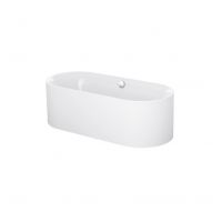 Овальная отдельностоящая ванна Bette Lux Oval Silhouette 3466 CFXXS 180х80 схема 1