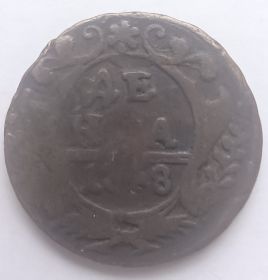 1 деньга  Российская империя 1748