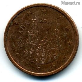 Испания 2 евроцента 2011