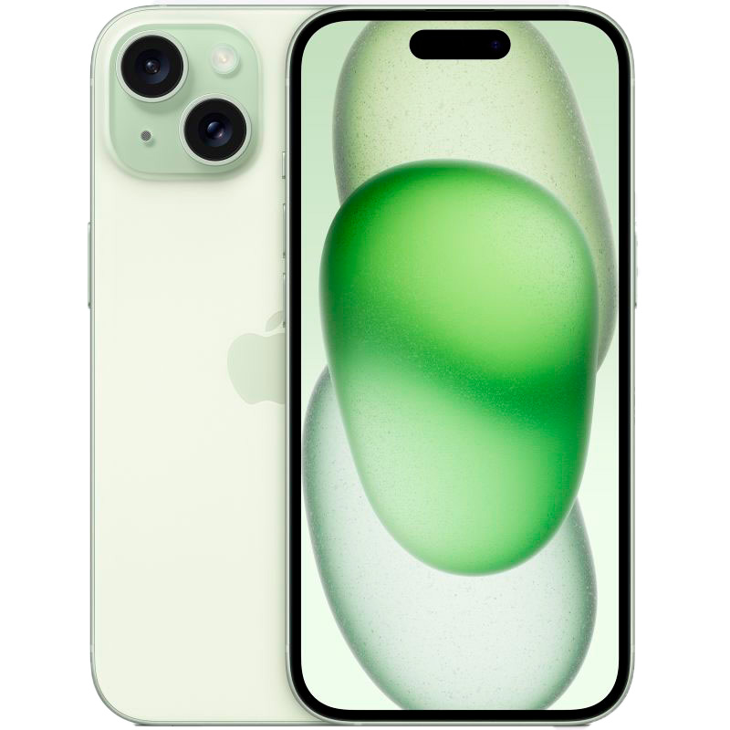 Apple iPhone 15 nano SIM+eSIM 128GB, зеленый