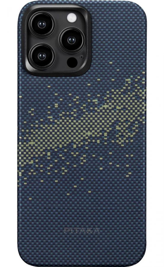 Чехол-накладка Pitaka StarPeak MagEZ 4 Milky Way Galaxy для iPhone 15 Pro Max, кевлар