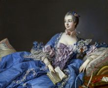 Портрет мадам де Помпадур ( Репродукция Франсуа Буше)