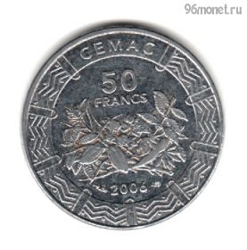 Центральная Африка 50 франков 2006