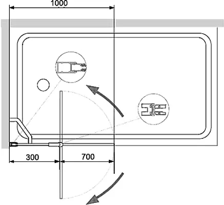 Шторка на ванну RGW Screens SC-11 100x140 03111110 схема 3