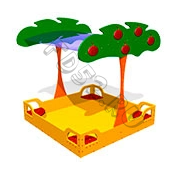 Детская песочница «Яблоня»