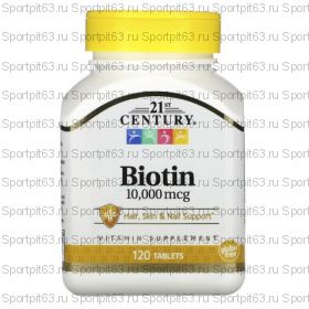 21st Century Biotin 10000 мкг 120 таб     05/04