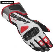 Перчатки Spidi STR-6, Черно-бело-красные