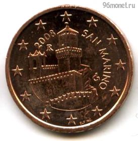 Сан-Марино 5 евроцентов 2008