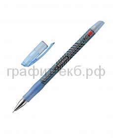 Ручка шариковая Stabilo EXAN GRADE корпус черный/голубой 587/1-41 синяя