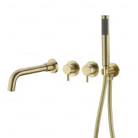 Комплект для ванны и душа Feramolli GL294, золото схема 1