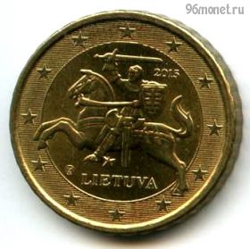 Литва 10 евроцентов 2015