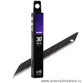 Новинка! Лезвия 10 шт. ширина 9 мм 30 градусов Razar Black для ножей DC390 TAJIMA CB39RBH/K1