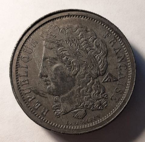 5 франков 1848 Франция RARE Редкость UNC