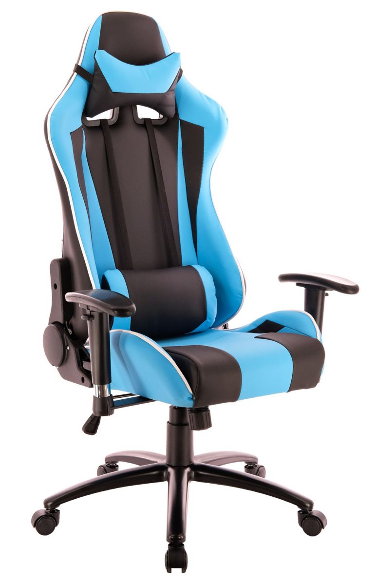 Кресло Lotus S5 Экокожа Голубой