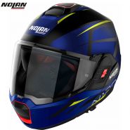 Шлем Nolan N120-1 Nightlife N-Com, Сине-черно-желтый
