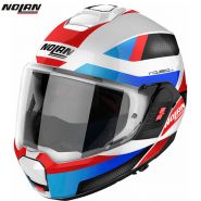 Шлем Nolan N120-1 Subway N-Com, Бело-красно-синий