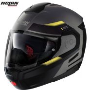 Шлем Nolan N90-3 Reflector N-Com, Серо-желтый матовый