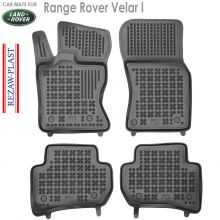 Коврики Land Rover Range Rover Velar I от 2017 -  в салон резиновые Rezaw Plast (Польша) - 4 шт.