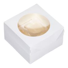 Коробка "MUF 4 PRO" 160х160х100мм ForGenika с ложементом, 2 окна, белая