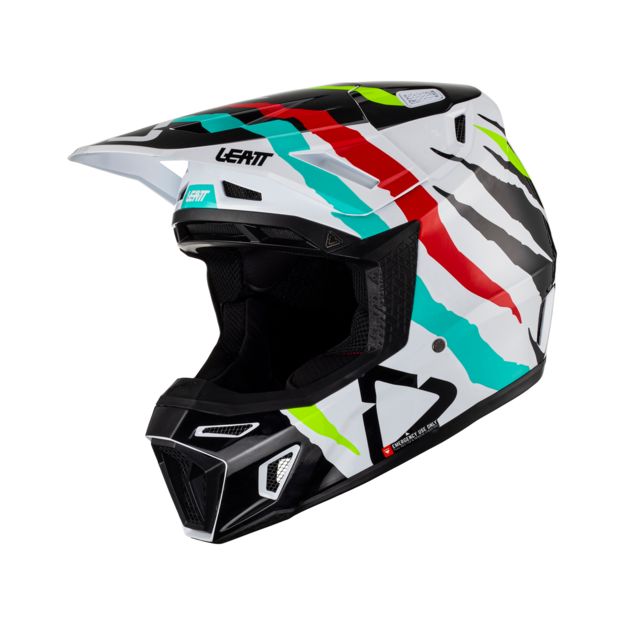 Кроссовый шлем Leatt 8.5 V23 + очки Velocity 5.5
