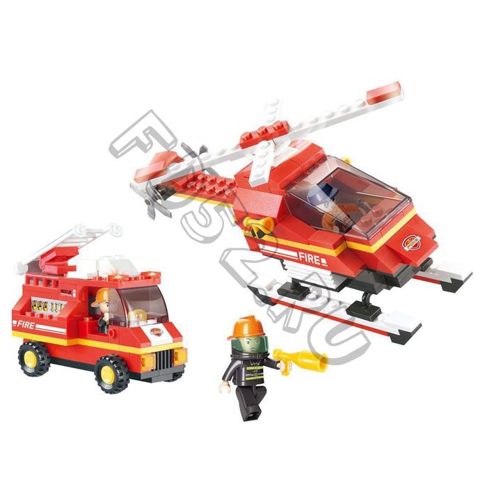 Конструктор «Пожарные. Спасатели. Спасательный отряд», 211 деталей, в пакете