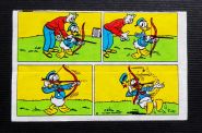 Donald Duck №2, Дональд Дак, Дисней, Disney. XF+ aUNC (глянец). Вкладыш от жевательной резинки из 90х