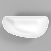 Асимметричная ванна WHITECROSS Topaz 170x80 0212.170080 из искусственного камня схема 24