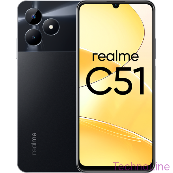 Realme C51 4/128GB Черный RU