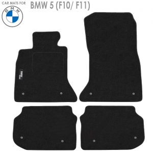 Коврики текстильные для BMW 5 (F10 / F11) в салон автомобиля Doumat (Польша) - 4 шт