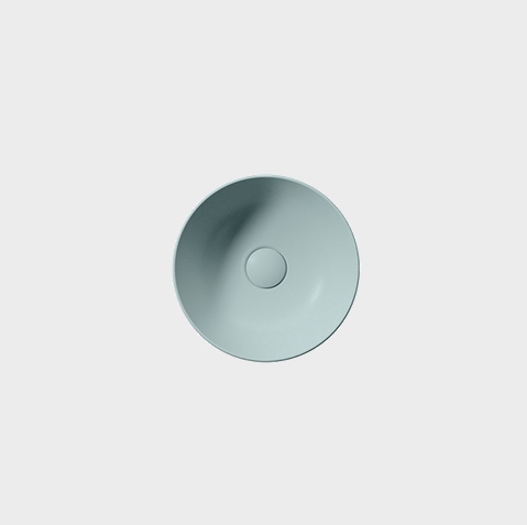 Раковина-чаша накладная круглая GSI PURA 885415 320 мм х 320 мм, цвет Ghiaccio Matte схема 2