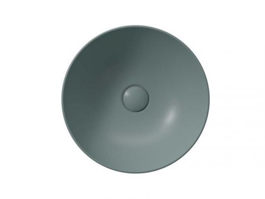 Раковина-чаша накладная круглая GSI NUBES 903904 400 мм х 400 мм, без перелива, цвет Agave Matte схема 2