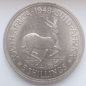 Король Георг VI 5 шиллингов Южная Африка 1948