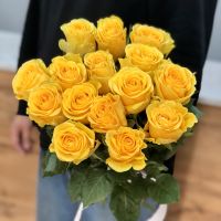 15 желтых роз ПРЕМИУМ