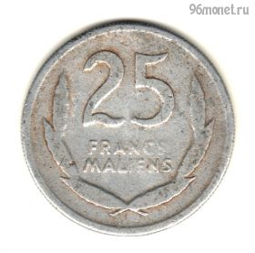 Мали 25 франков 1961