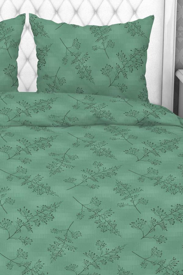 Бязь [зеленый] Ботаника постельное белье