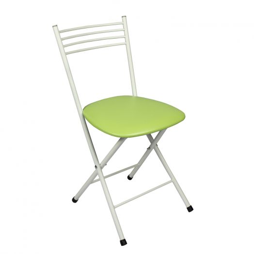Складной стул «Хлоя» (Зелёная экокожа)