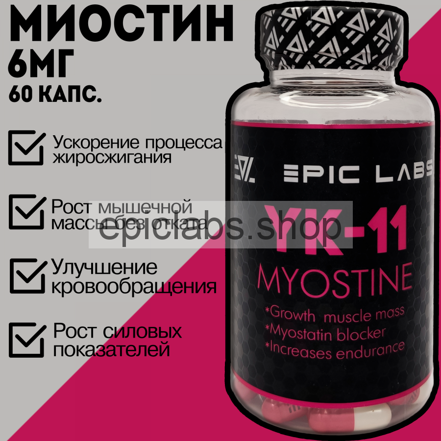 SARMs MYOSTINE YK-11 (Epic Labs) 60 caps