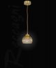 Светильник Подвесной Reccagni Angelo L 10032/1 Сатинированное Золото, Металл / Богемия Ивеле Кристалл