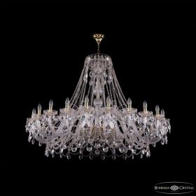 Люстра Хрустальная BOHEMIА IVELE CRYSTAL 1411/24/530 G Золото, Стекло / Богемия Ивеле Кристалл