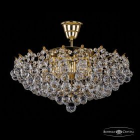 Люстра Хрустальная BOHEMIА IVELE CRYSTAL 77311/50 G Золото, Металл / Богемия Ивеле Кристалл