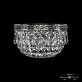 Бра Хрустальное BOHEMIA IVELE CRYSTAL 19011B/20IV NB Никель Черненый, Металл / Богемия Ивеле Кристалл