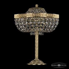 Лампа Настольная Хрустальная BOHEMIA IVELE CRYSTAL 19273L6/35IV G Золото, Металл / Богемия Ивеле Кисталл