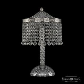 Лампа Настольная BOHEMIA IVELE CRYSTAL 19201L4/25IV NI BALLS Никель, Металл / Богемия Ивеле Кисталл