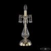 Лампа Настольная BOHEMIA IVELE CRYSTAL 1410L/1-35 G V0300 Золото, Стекло / Богемия Ивеле Кисталл