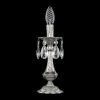 Лампа Настольная Бронзовая BOHEMIA IVELE CRYSTAL 72100L/1-26 NI Никель, Латунь / Богемия Ивеле Кристалл