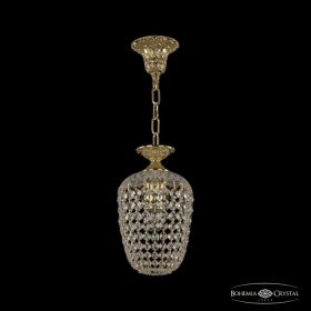 Светильник Подвесной Хрустальный BOHEMIA IVELE CRYSTAL 16771/15 G Золото, Металл / Богемия Ивеле Кристалл