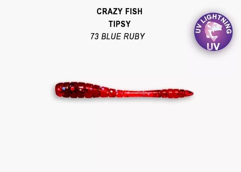Приманка Crazy Fish Tipsy 2, цвет 73 - BLUE RUBY