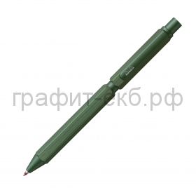 Ручка шариковая Rhodia MULTI PEN 3в1 мультисистема черный+красный+кар 0,5 зеленая 9344C