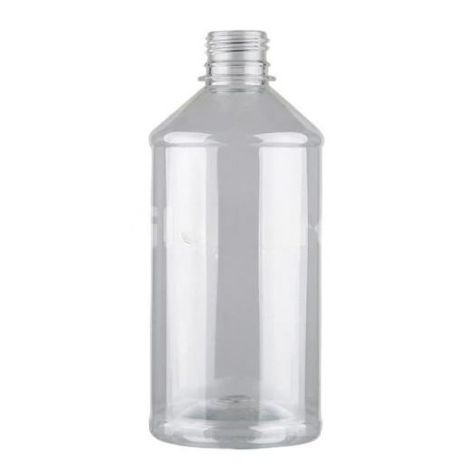 Бутылка 500 мл, горло 28/415 мм, ПЭТ, прозрачная, без крышки, 3000 шт/упак