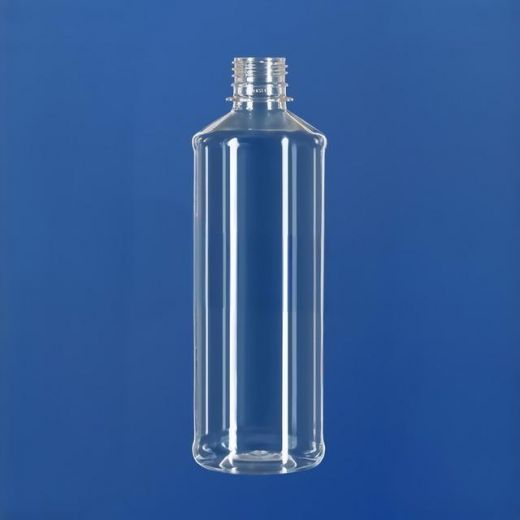 Бутылка 500 мл, горло 38/415 мм, ПЭТ, конический скат горла, прозрачная, без крышки, 100 шт/упак